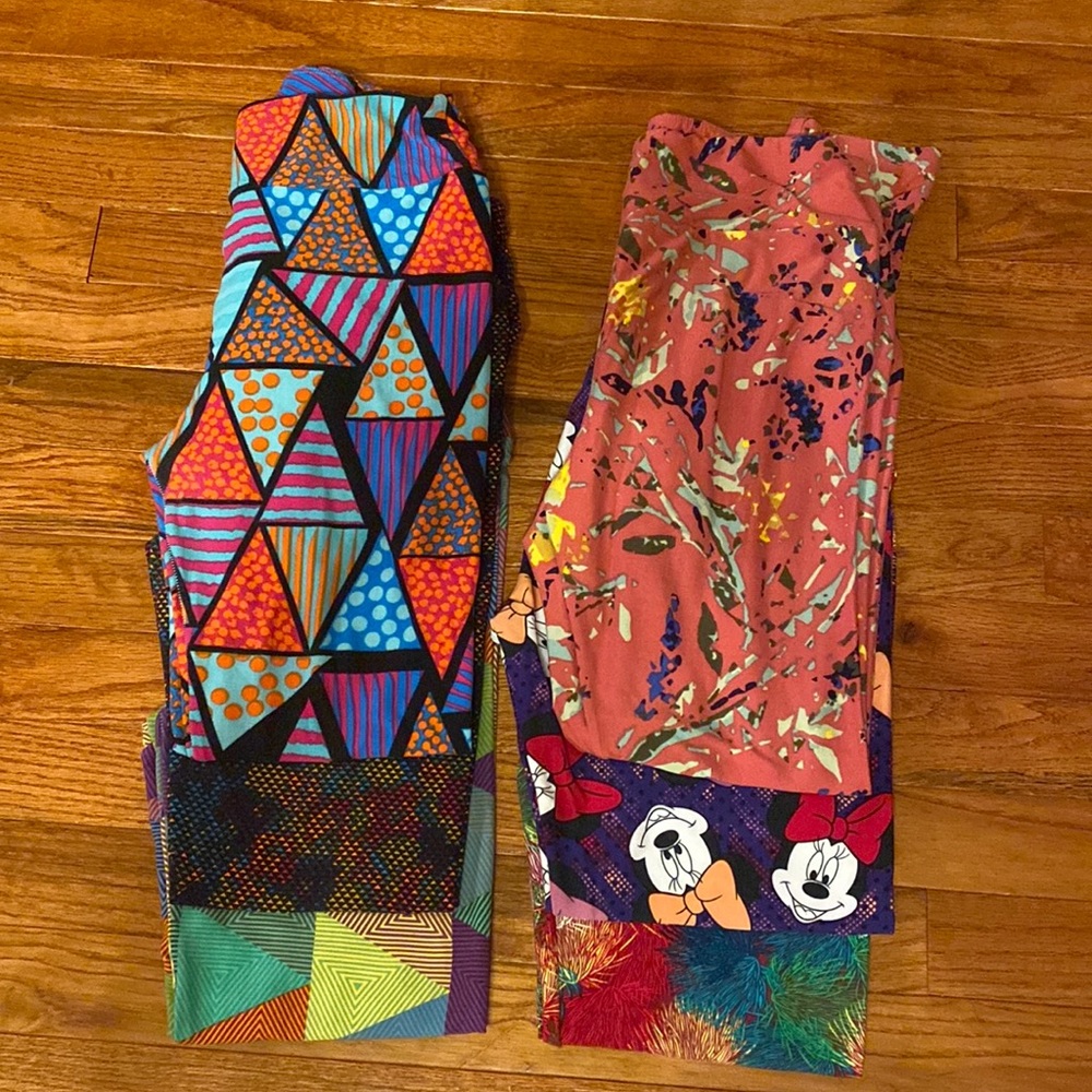 Lot of 6 LuLaRoe Leggings OS